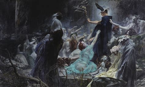 Souls on the Banks of the Acheron — Adolf Hirémy